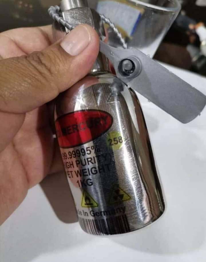 Red Mercury for Gold Mining